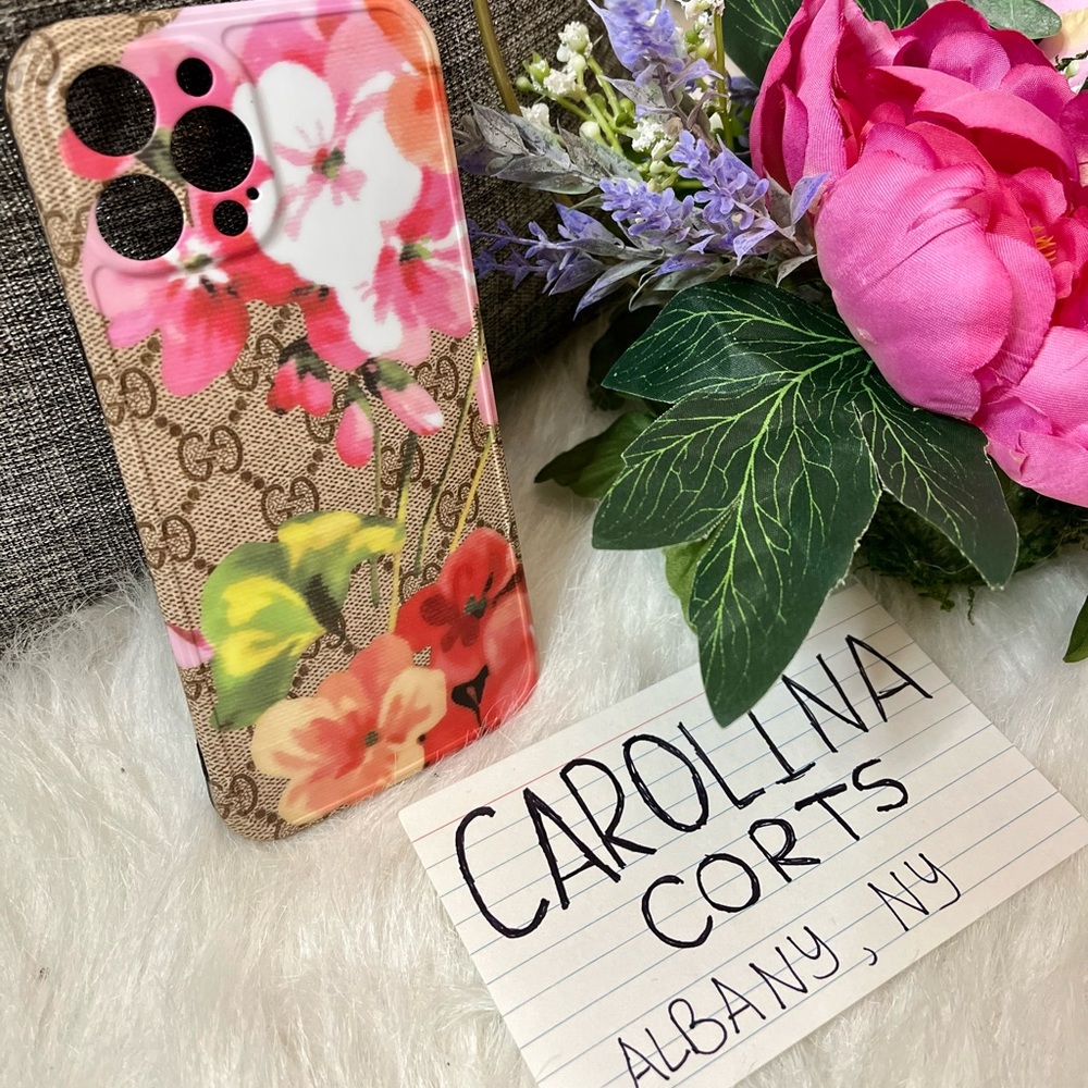 Gucci floral iPhone case